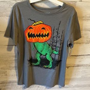 Boys Halloween Dino Shirt Size XL (16) NEW